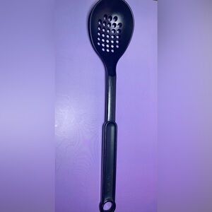 Vintage 1994 Farberware Black Nylon Slotted Spoon Heat Resistant Kitchen Utensil